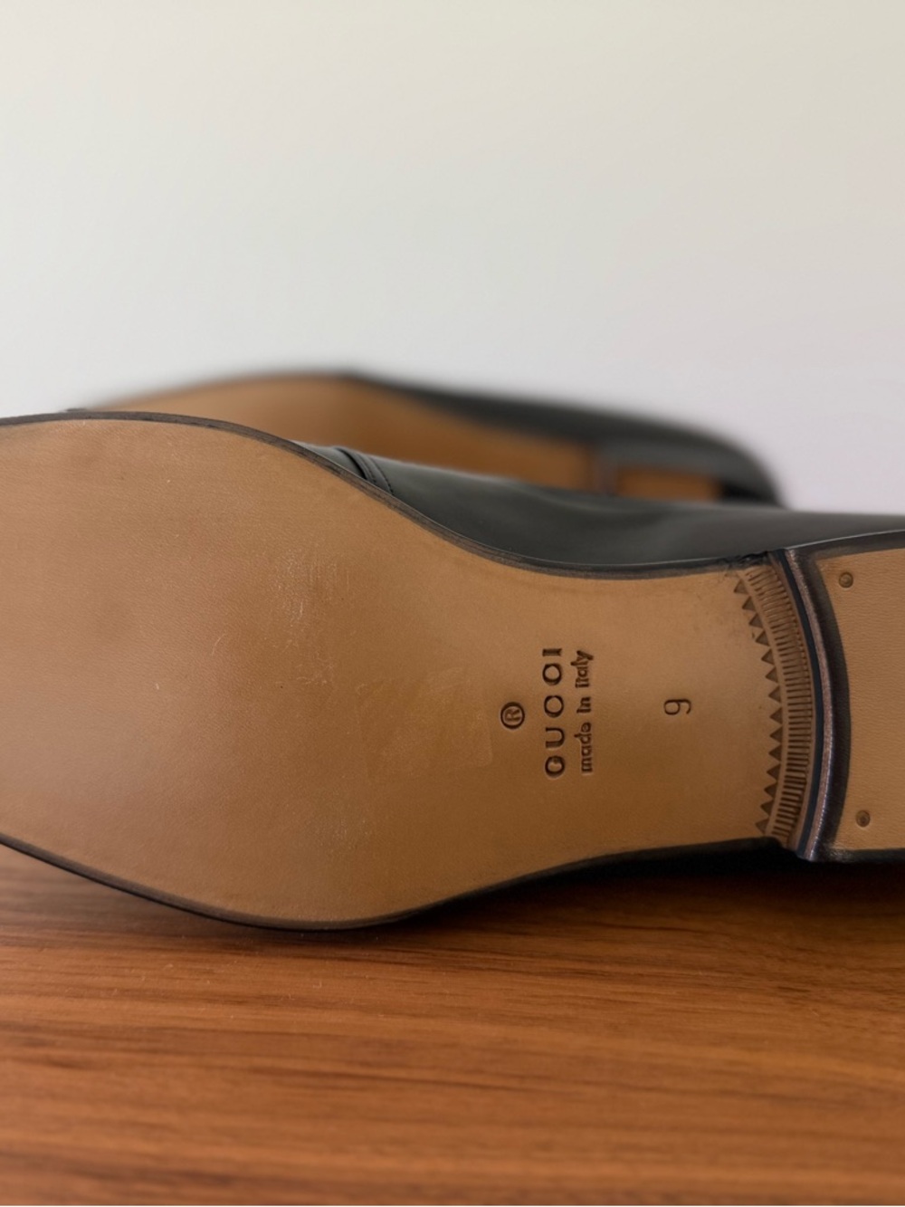 Gucci Men’s Black Leather Shoes - Picture 9 of 11